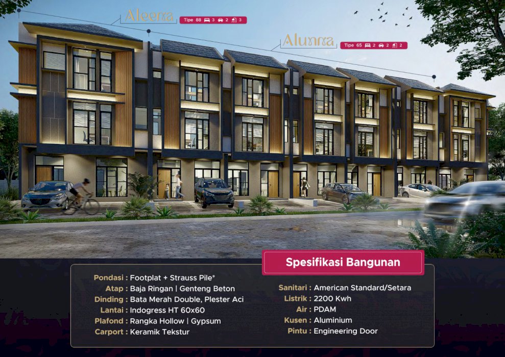 Rumah 3Lt. 3KT 3KM PAMULANG TANGSEL MULAI 1MAN