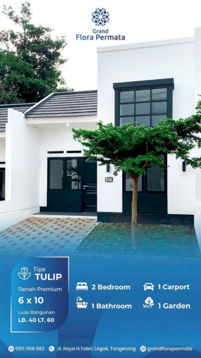 Rumah Hunian Minimalis, Simple & kekinian  (Type Wood & Type Tulip)