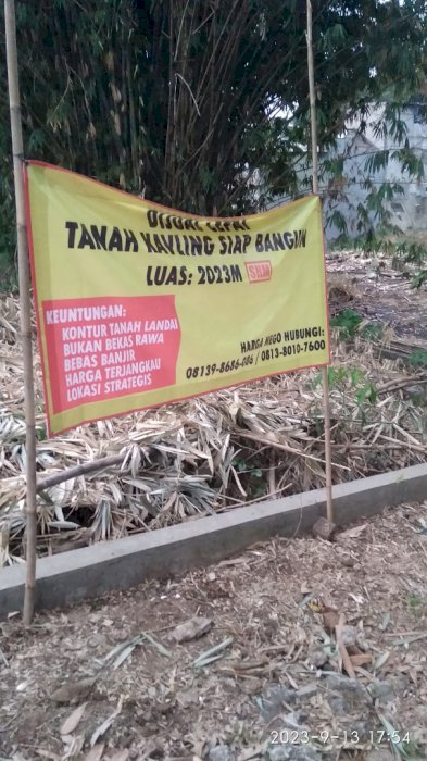 Tanah Murah dekat McD Pemda Cibinong