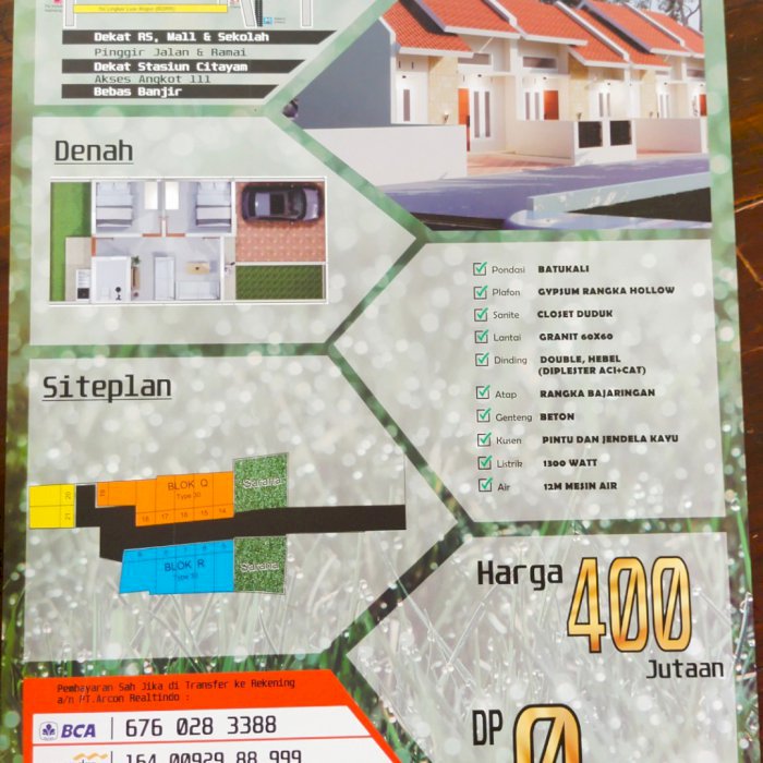 Perumahan green paradise Citayam