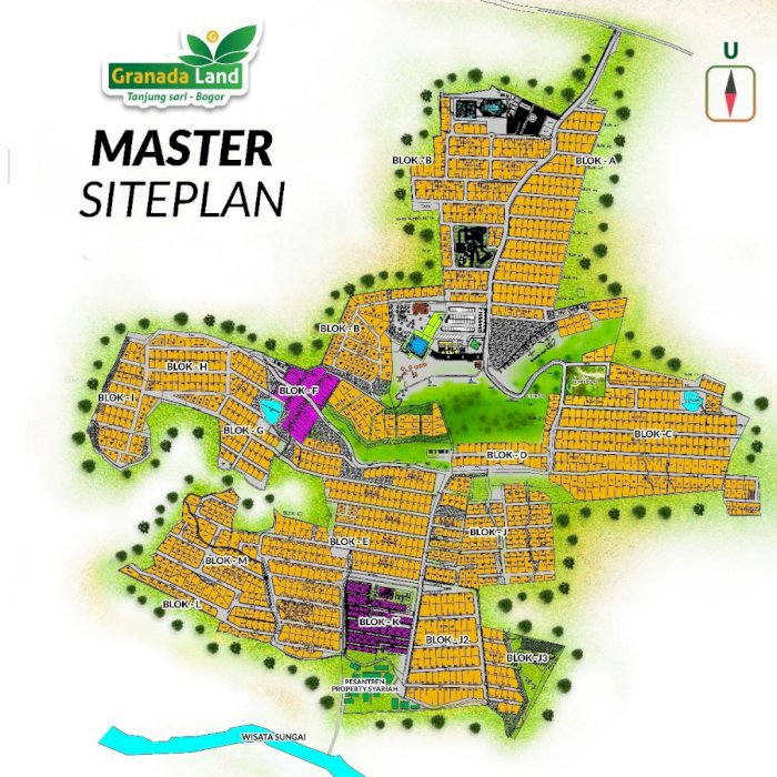 Tanah kapling di dalam kawasan wisata bogor