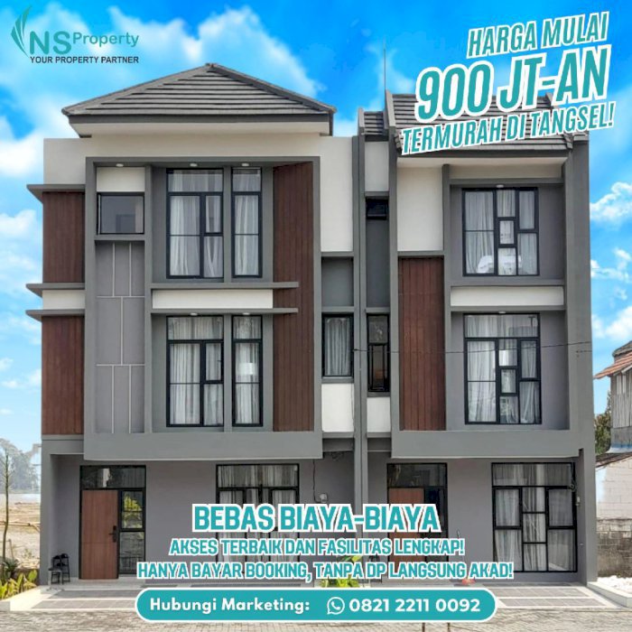 Rumah 3Lt. Murah di Pamulang TangSel | BISA KPR DP0%