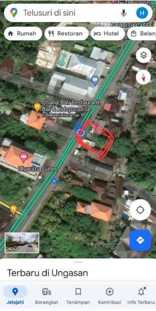 Tanah 3 Are di Jalan Raya Uluwatu