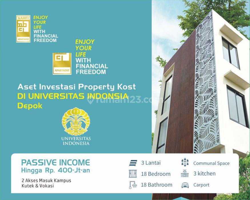 Jual Rumah Kost Depok Dekat Ui 15 Kamar Full Furnish