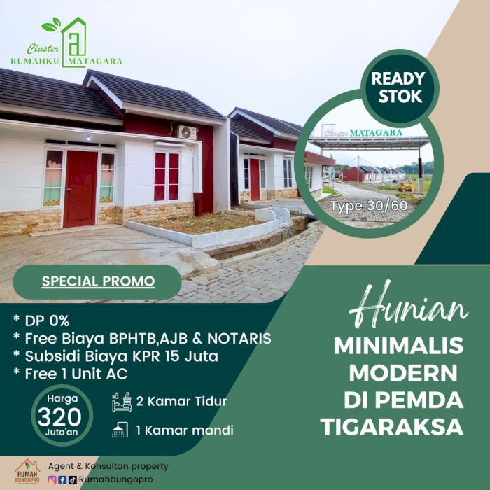 Rumahku matagara Tangerang dekat puspem Tigaraksa