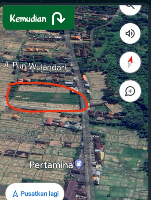 Tanah Coco untuk hotel villa