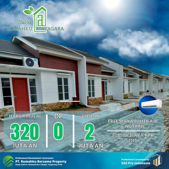 Rumah siap huni dekat puspem tigaraksa