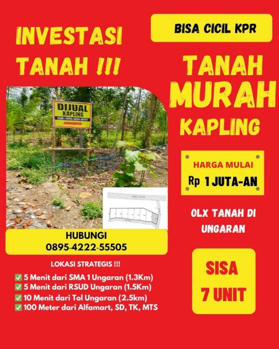 PALING NYAMAN,0895‑4222‑55505‬,Jual Rumah Tanah Ungaran