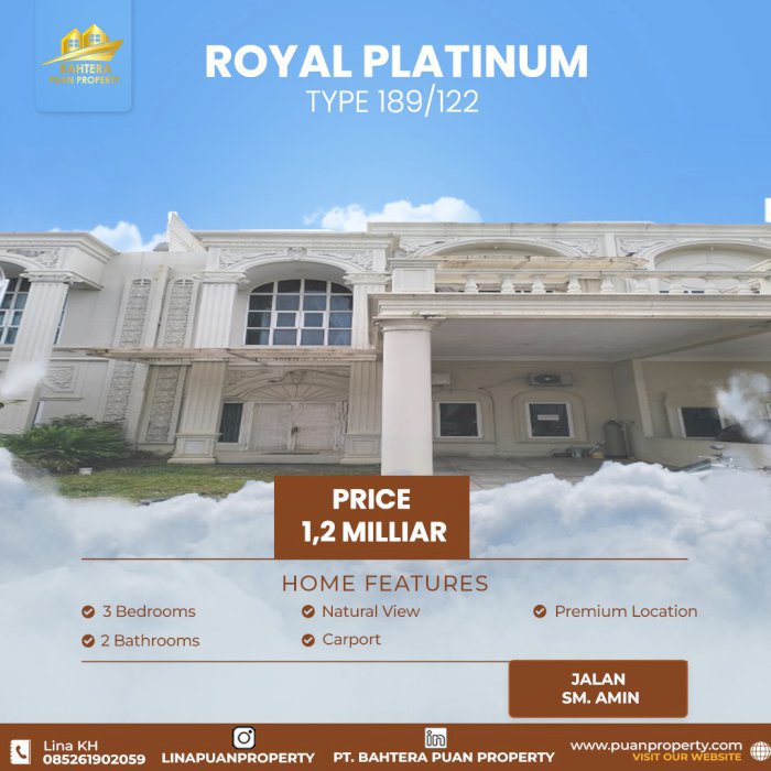 Miliki Hunian Mewah Dan Nyaman Di Royal Platinum!