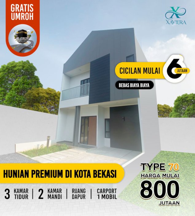 RUMAH BEBAS BANJIR DI RAWA LUMBU | Xaviera Townhouse