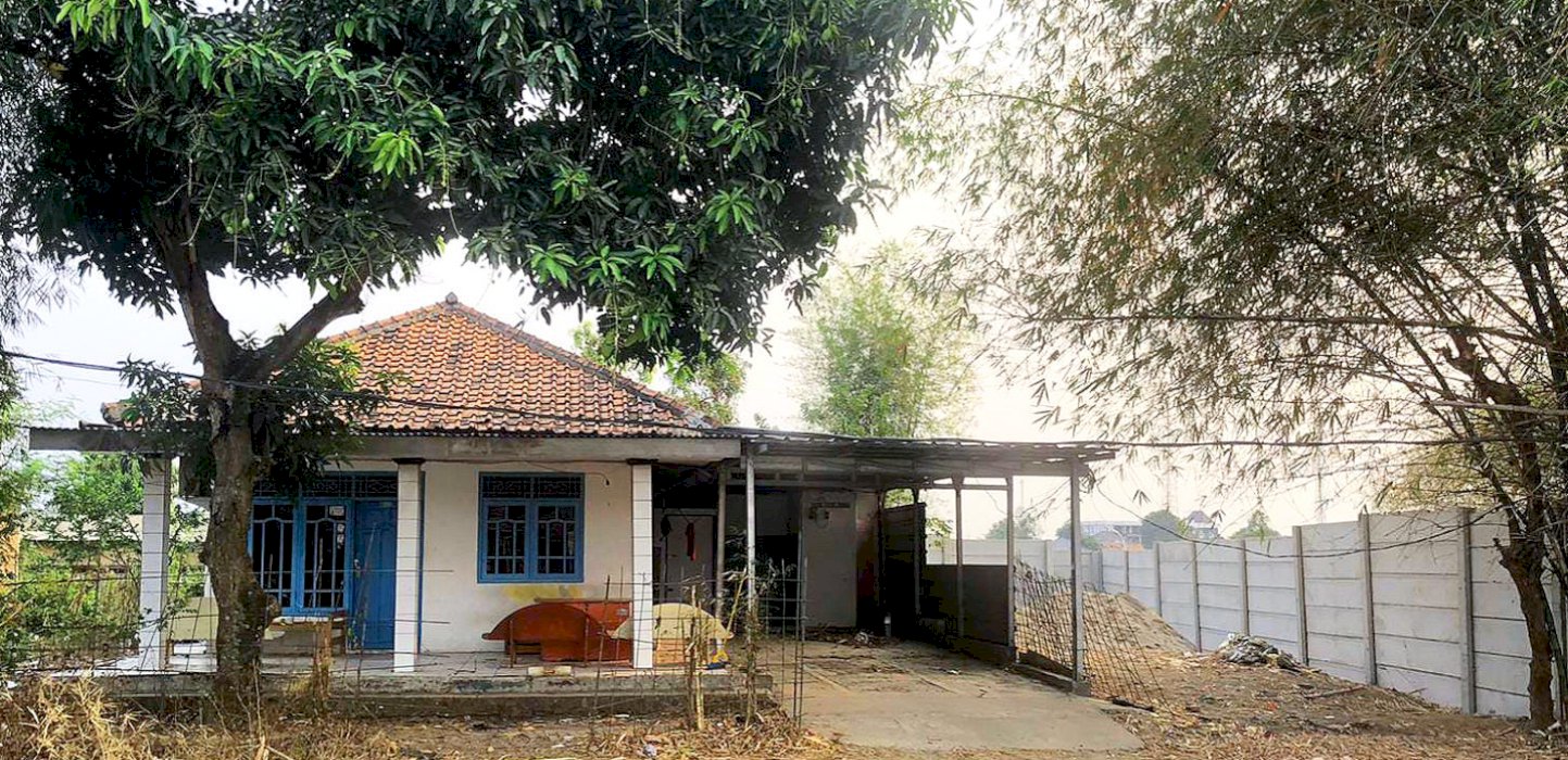 Lahan SHM 546 M2, rumah 6x12, + garasi, gudang