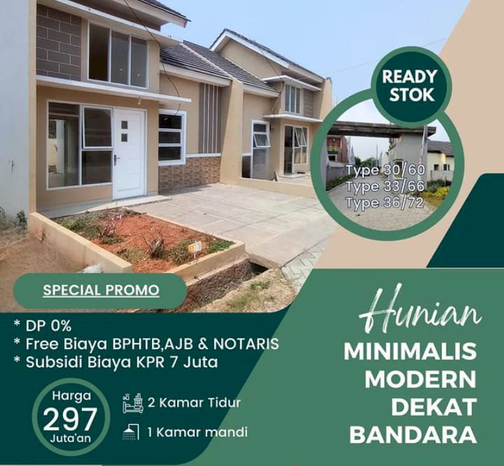 Rumah siap huni tanamera residence DP 0 langsung akad
