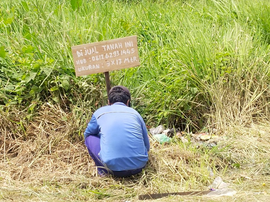 Jual tanah dkt TK. RABIATUL ADAWIYAH strategis depan jln bisa jualan
