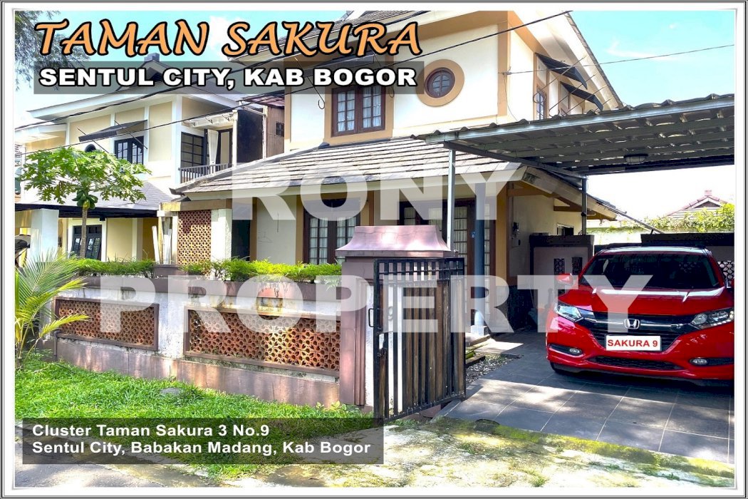 DIJUAL RUMAH 2 LANTAI SAKURA SENTUL CITY