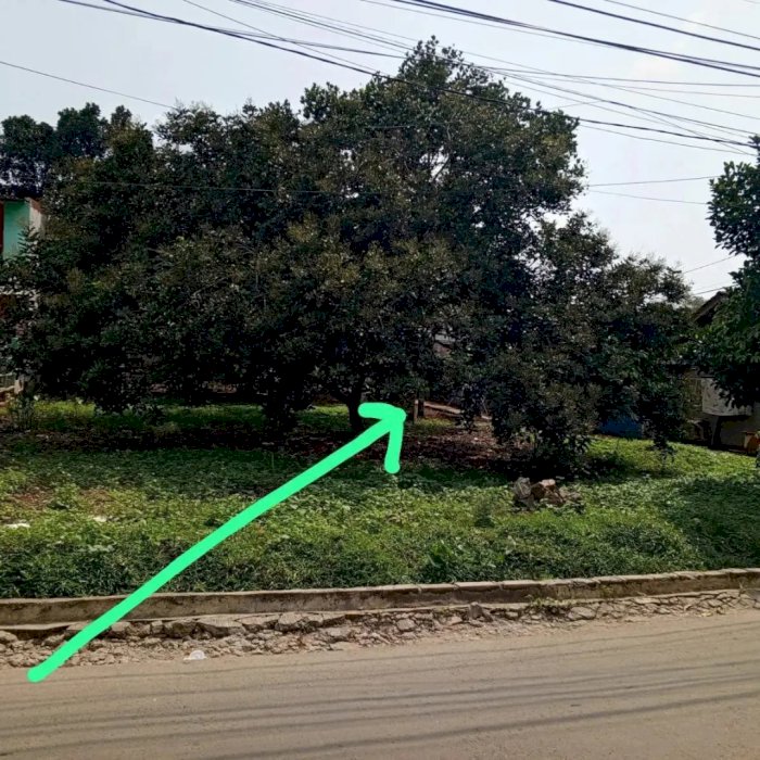 Di jual Tanah luas 492m2 lokasi pondok petir Bojong Sari