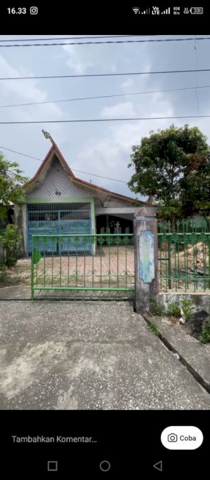 Rumah bulatan daerah stategis ditengah kota pekanbaru (sukajadi)