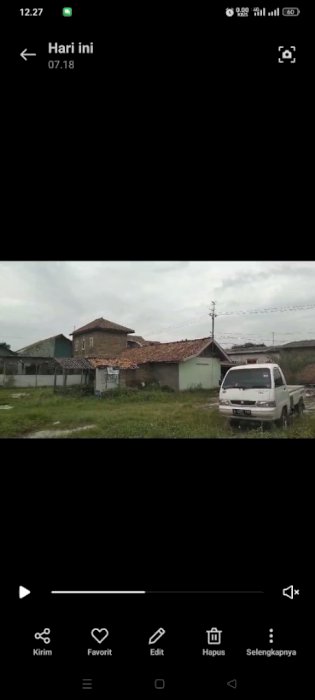 Tanah Pinggir Jalan Plus Bangunan Kios