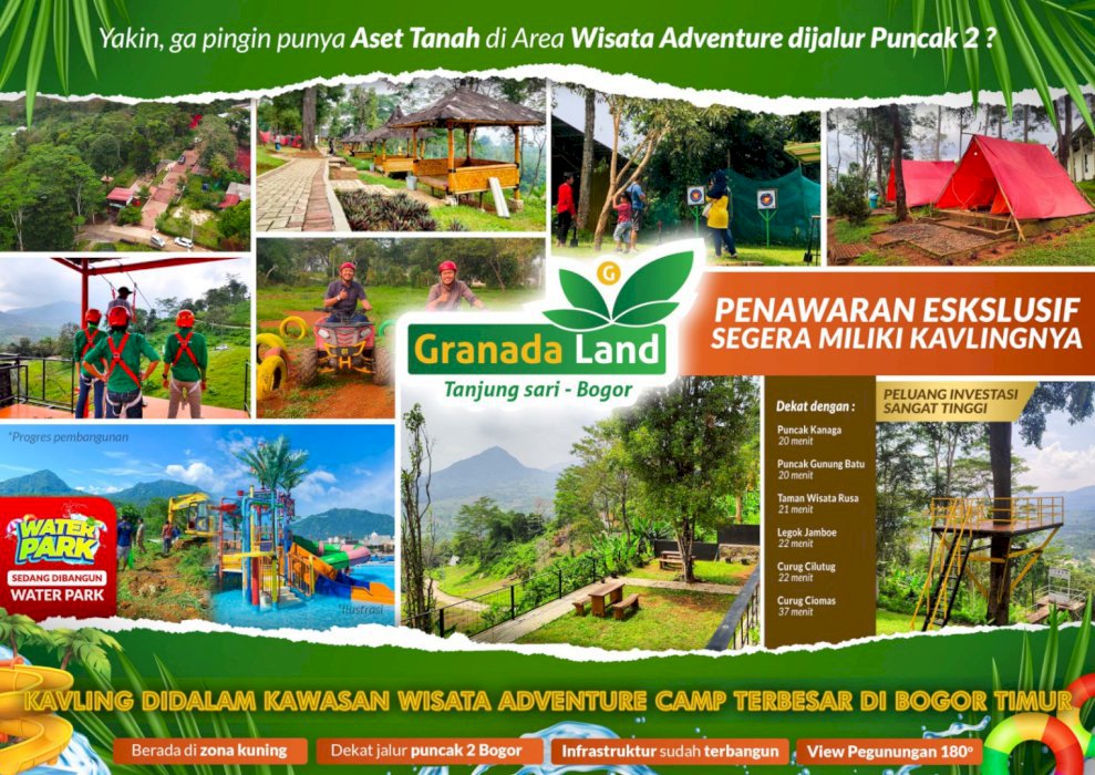 Kavling Serbaguna Granada Land Garden Vile