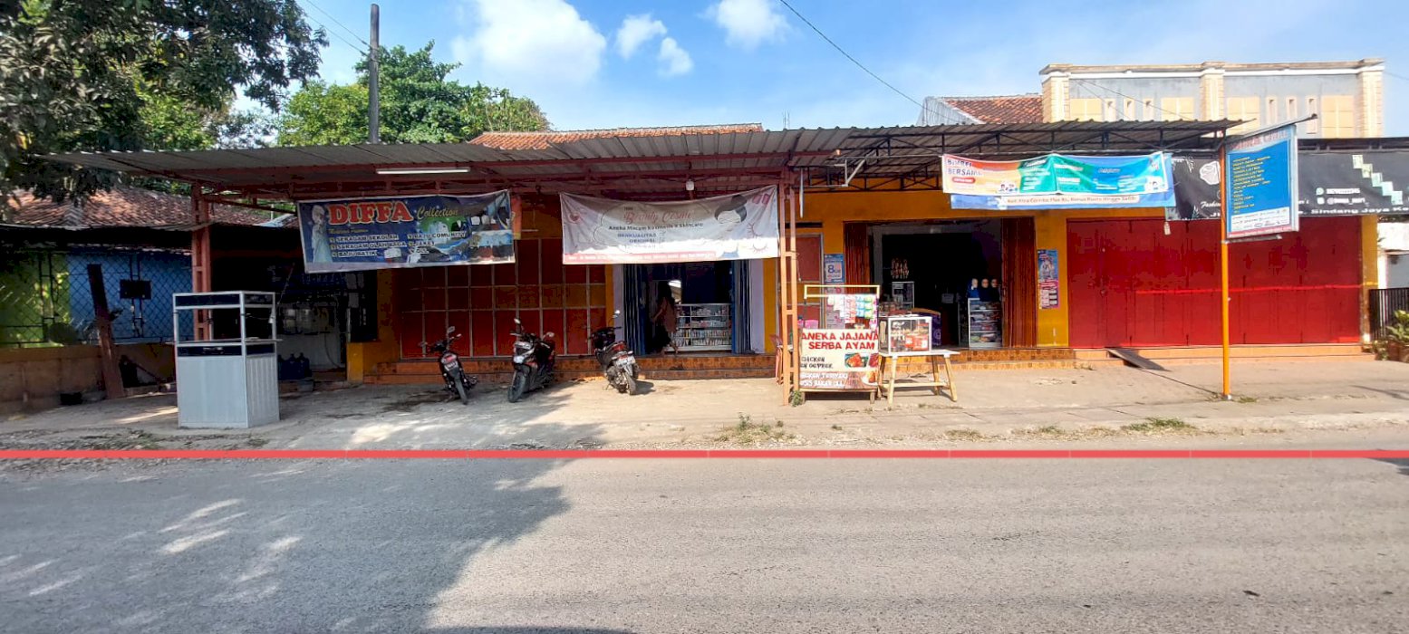 Dijual tanah berserta bangunan