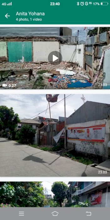 Jual bidang tanah, 378 m