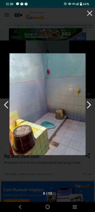 Rumah dijual harga ikut NJOP