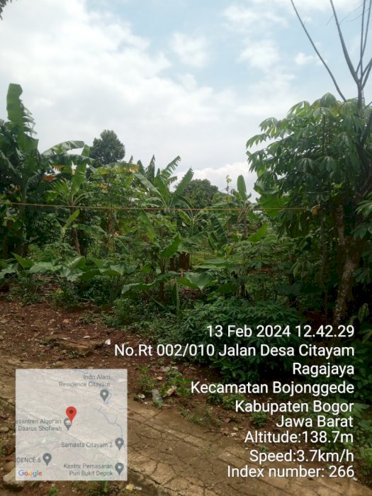 Jual tanah darat cocok buat kavlingan