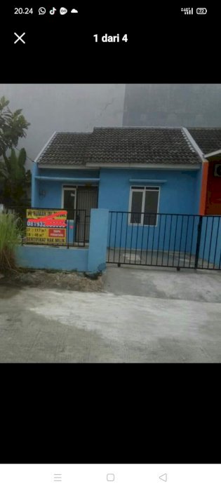 dijual rumah kawasan palm residence