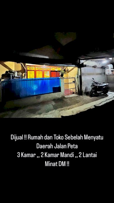 Di jual rumah  beserta toko