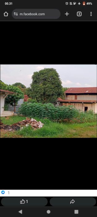 Di jual tanah ex pabrik injection