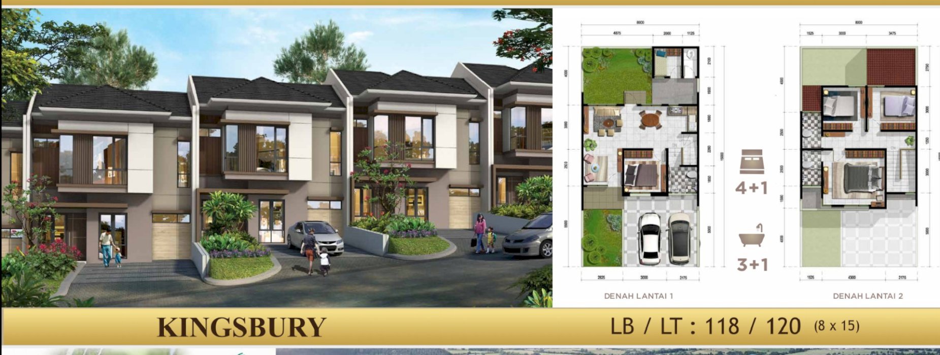 *Dijual Dibawah Pasar Rumah 2 Lantai Citra Sentul Raya, Rumah Baru*