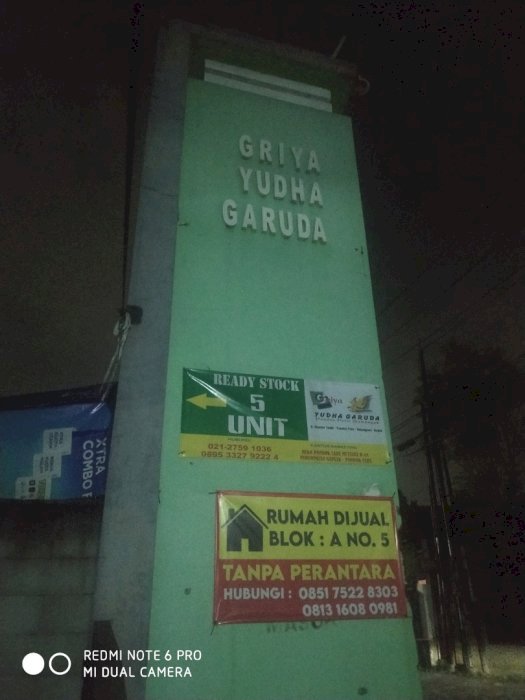 Dijual rumah di pondok petir sawangan