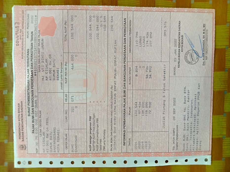 Jual tanah di pedesaan Bekasi Bantar gebang SHM