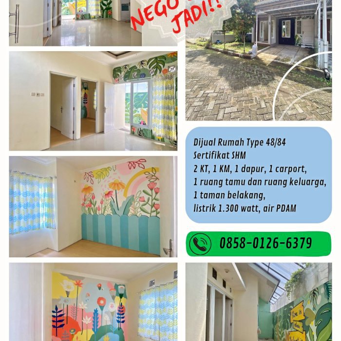 Dijual Rumah Type 48/84 di Perumahan Ndalem Sanggrahan Residence mgl