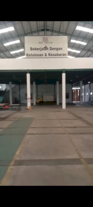 Di sewakan gudang kosong bekas produksi garmen daerah cikande moderen