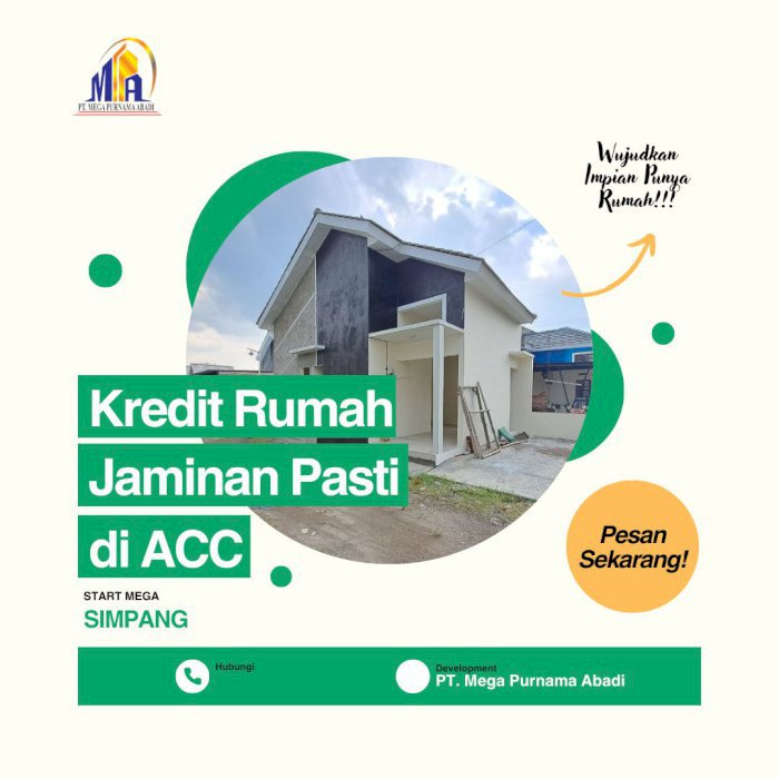 Kredit Perumahan Skema Inhouse Cicilan 1 Jutaan di Mojokerto