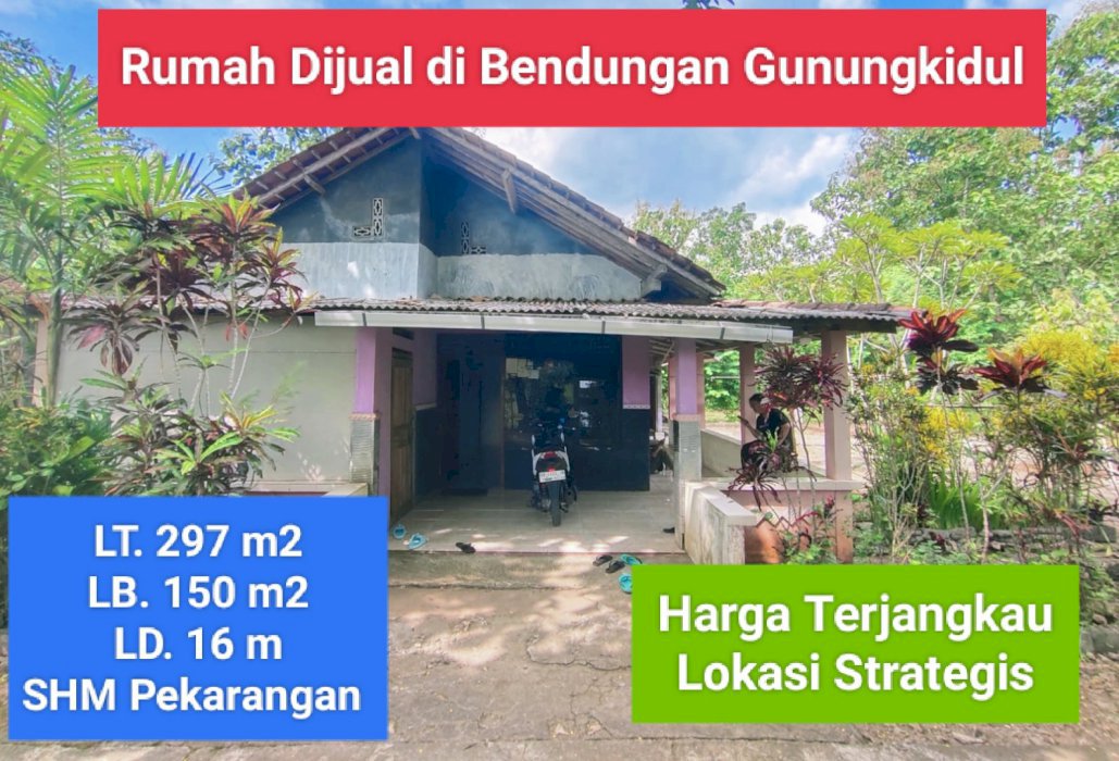 Jual Rumah Strategis di Bendungan Timur Kota Wonosari Gunungkidul