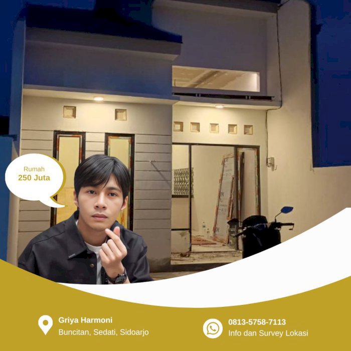 Rumah Minimalis Lokasi Setrategis Dekat Akademi Perikanan