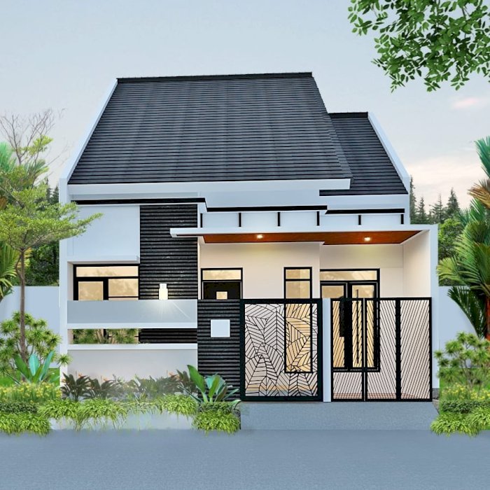 Jual rumah baru siap bangun akses mobil di Kelapa dua wetan