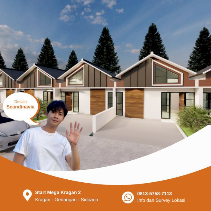 Rumah Minimalis di Bangkil Kragan Desain Jejepangan