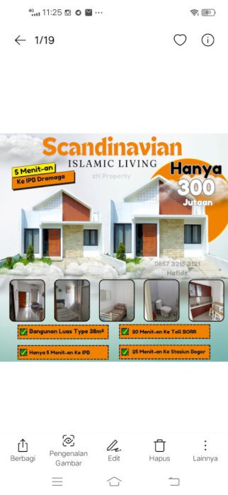 Termurah Cluster Rumah Islamic Living di Dramaga Bogor