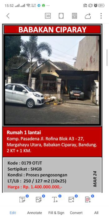 Jual Rumah Murah Pasadena Babakan ciparay #rumahmurahpasadena