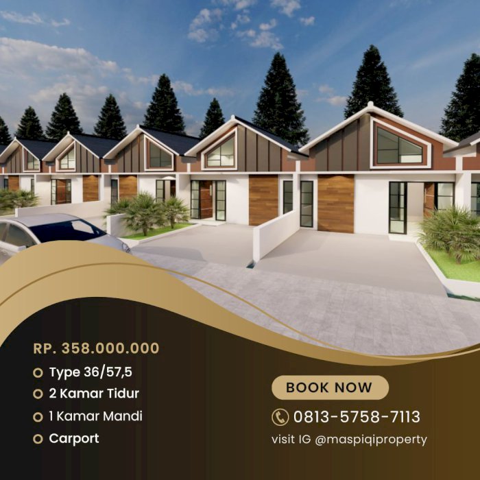 Perumahan Baru Sedang Progress Pembangunan Tinggal Finishing