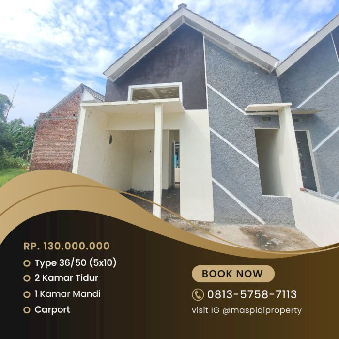 Perumahan Keren Harga Dibawah 200 Juta Dekat Tempat Kerja