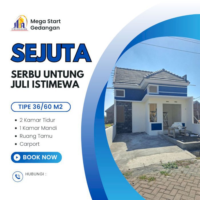 Promo Rumah Lokasi Gedangan Sidoarjo