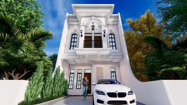 Jual rumah siap bangun 2 lantai  di cipayung jakarta timur