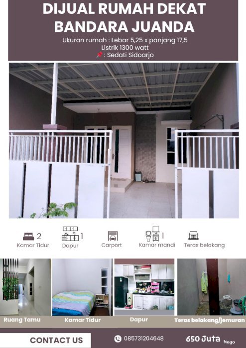 Rumah dekat bandara juanda