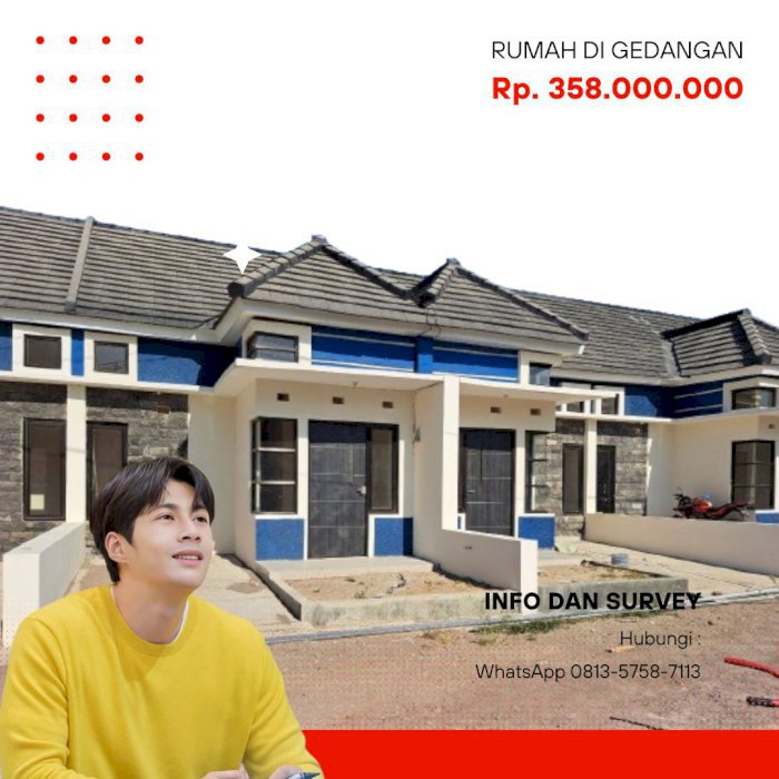 Rumah Di Gedangan Rp. 358.000.000