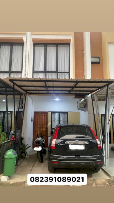 Disewakan/dikontrakan rumah baru 2 lantai di cluster daerah cibubur