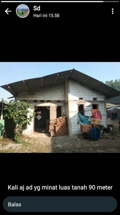 Jual rumah wilayah tangerang jual cepat