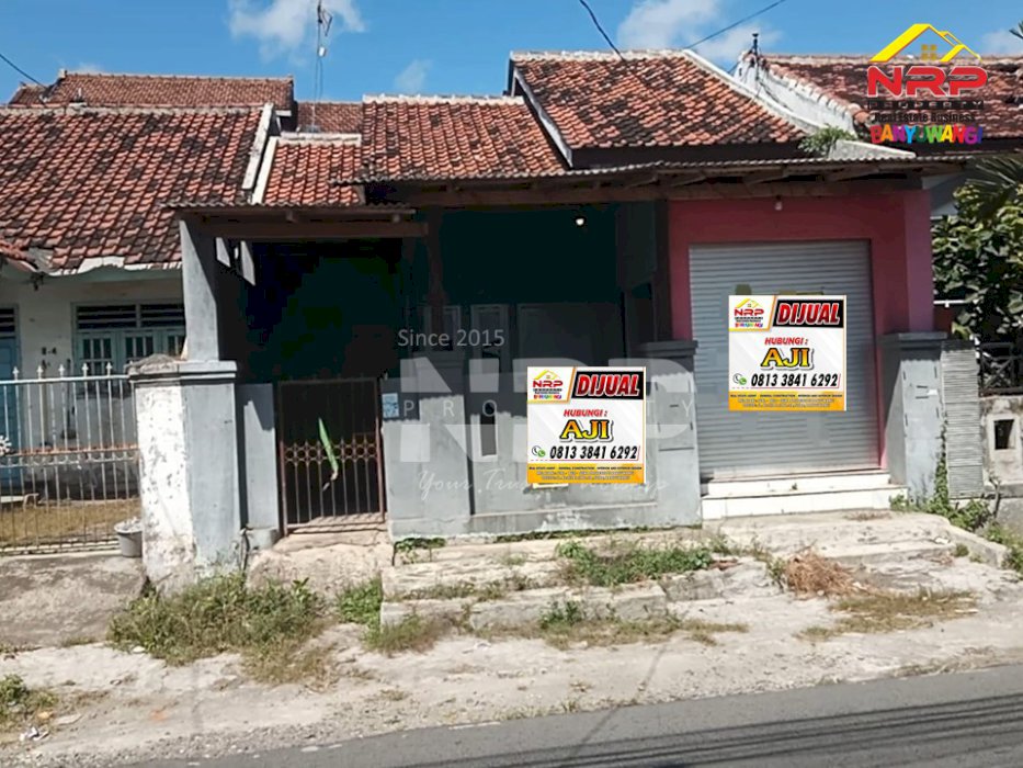 Rumah dijual + ruko daerah banyuwangi depan ponpes cheng hoo